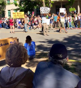 Katehi on Picnic Day